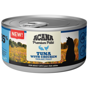 Photo of ACANA Premium Pate Wet Cat Food Tuna with Chicken flavour for Adult Cats - tinned.